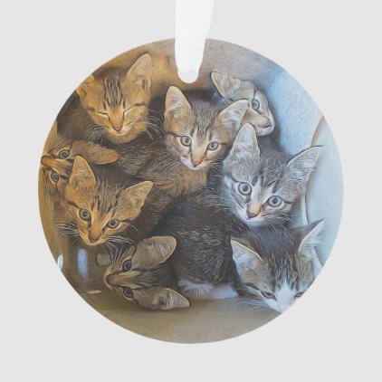 Lots of Kittens Ornament