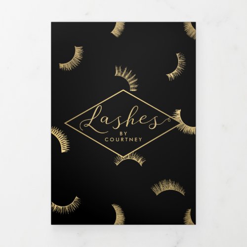 Lots of Lashes Lash Salon BlackGold Brochure