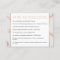 Lots of Lashes Salon Gray/Rose Gold Aftercare Card