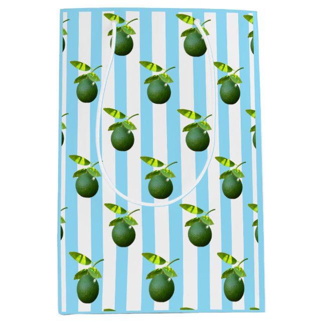 Lots of Lime Medium Gift Bag (Front)