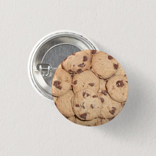 Lots of Little Chocolate Chip Cookies Button (Front & Back)