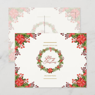 Lots Of Love Holiday Postcard