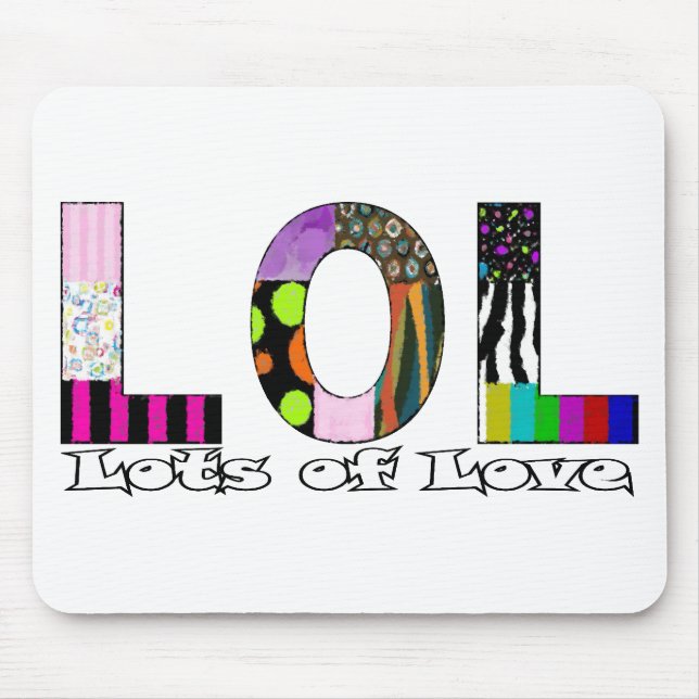 Lots of Love Mouse Pad (Front)
