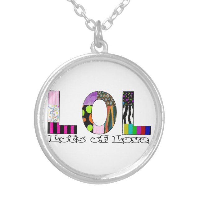 Lots of Love Silver Plated Necklace (Front)