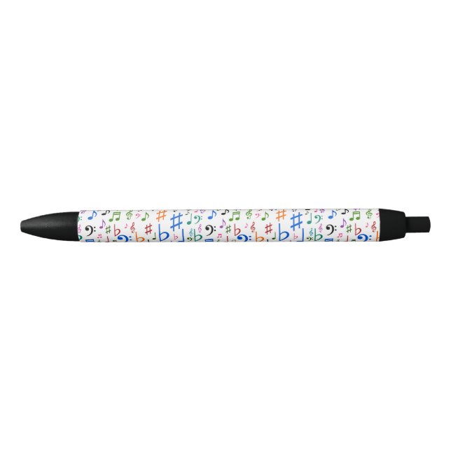 Lots of Musical Notes and Symbols Pen (Front)