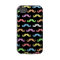 Lots of Mustaches (black) Iphone Case-Mate