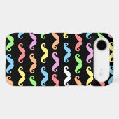Lots of Mustaches (black) Iphone Case-Mate Case (Back (Horizontal))