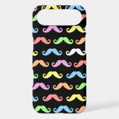 Lots of Mustaches (black) Iphone Case-Mate Case (Back)