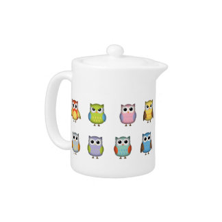 Lots of Owls Teapot