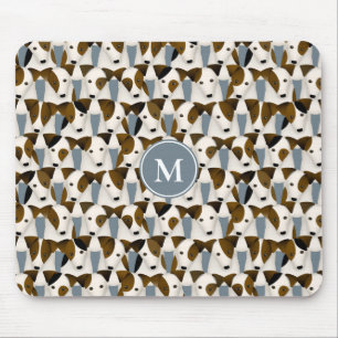Lots of Parson Jack Russell Terriers dogs pattern Mouse Pad