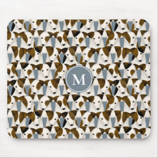 Lots of Parson Jack Russell Terriers dogs pattern Mouse Pad