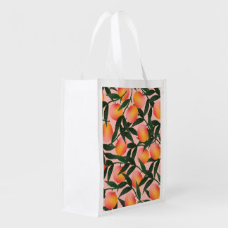 Lots of peaches grocery bag
