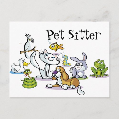 Lots of Pets Postcard