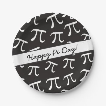 Lots Of Pi - Math - Happy Pi Day Paper Plate by BiskerVille at Zazzle