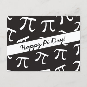 Lots of Pi - Math - Happy Pi Day Postcard