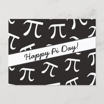 Lots Of Pi - Math - Happy Pi Day Postcard by BiskerVille at Zazzle