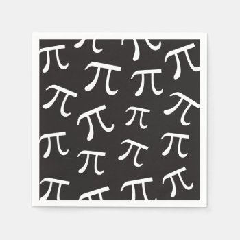 Lots Of Pi Symbols Pi Day Math Themed Paper Napkin by BiskerVille at Zazzle