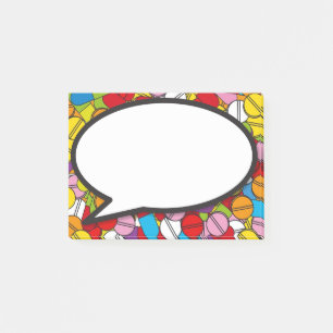 Lots of Pills Speech Bubble Post-it Notes