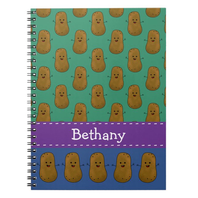 Lots Of Potatoes Personalized  Notebook (Front)