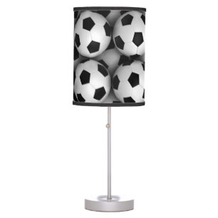 lots of soccer balls table lamp