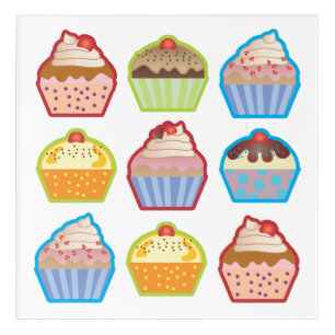 Lotsa Cupcakes T-Shirt Acrylic Print