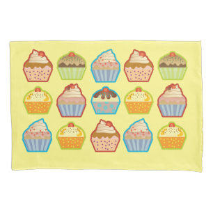 Lotsa Cute Cupcakes Children Blanket Pillow Case