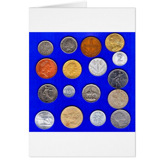 lotsa old foreign coins cards (Front)