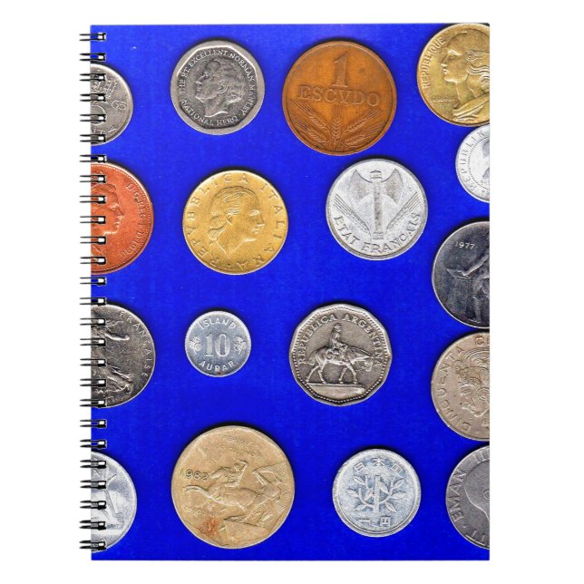 lotsa old foreign coins notebook (Front)