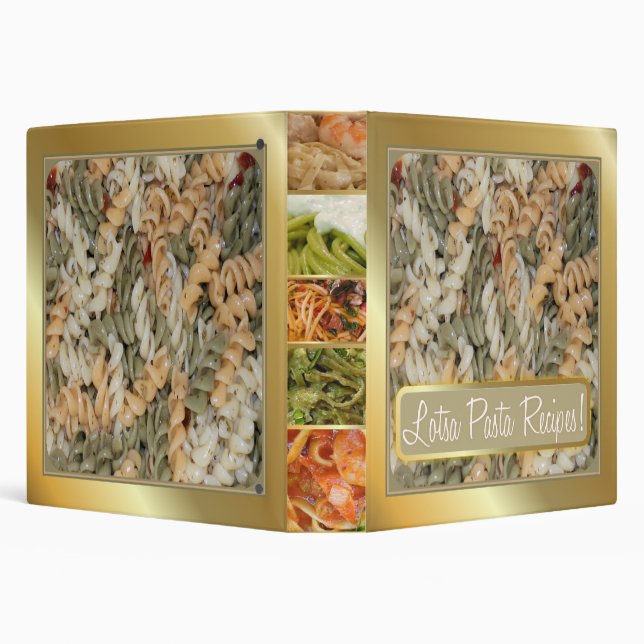 "Lotsa Pasta Recipes" Binder (Background)