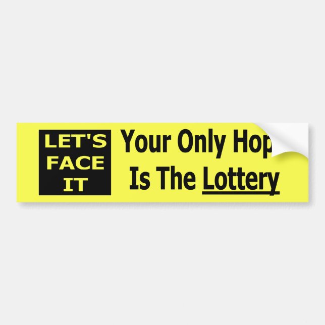 Lottery Bumper Sticker (Front)