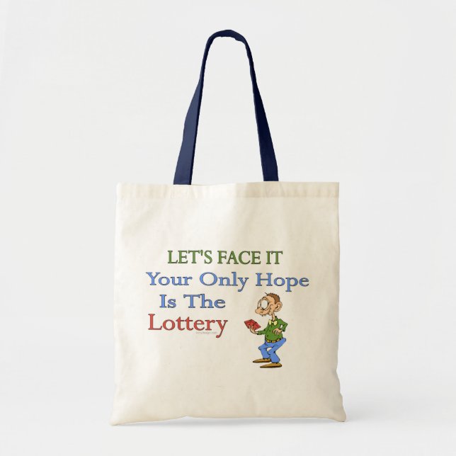 Lottery Humor Tote Bag (Front)