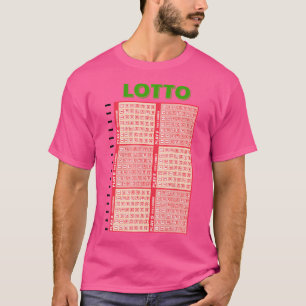 Lottery Lotto Ticket Party Halloween Cosplay Winne T-Shirt