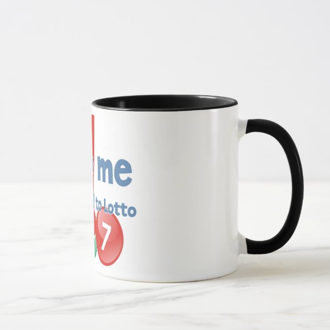 Lotto Addict's ringer mug (Right)