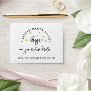 Lotto Party Favor Envelope   A Little Party Favor 