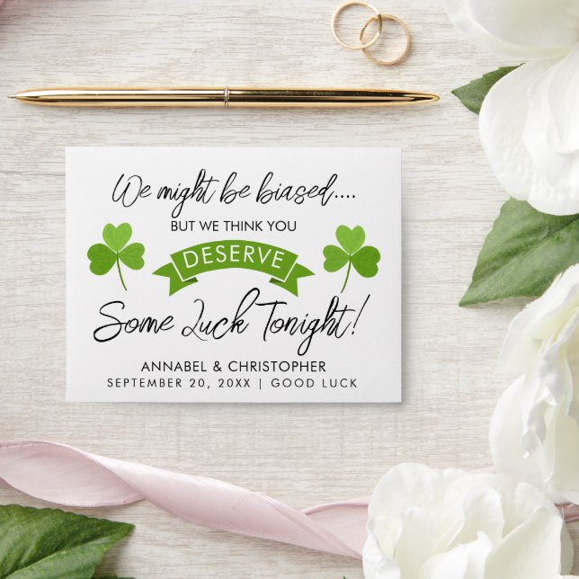 Lotto Party Favor Envelope | We Might Be Biased…  (Wedding)