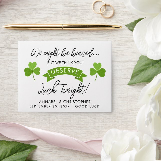 Lotto Party Favor Envelope | We Might Be Biased…  (Wedding)