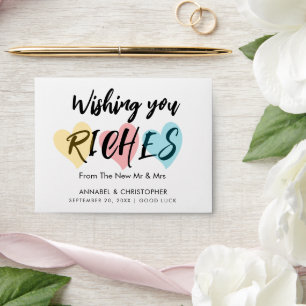 Lotto Wedding Envelope   Wishing You Riches from 