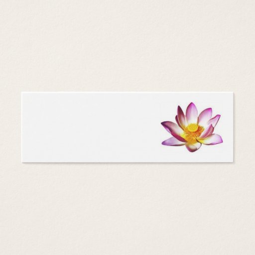 Customizable lotus business card