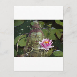 Lotus 1 & Buddha Postcard