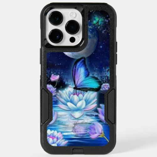 Lotus and Butterfly Dream OtterBox iPhone 14 Pro Max Case