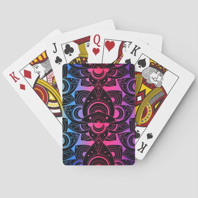 Lotus Art Poker Cards (Back)