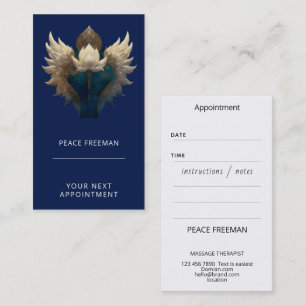 LOTUS ASCENDANT l WINGED LOTUS Business Card