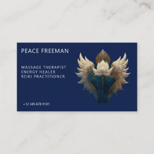 LOTUS ASCENDANT l WINGED LOTUS Business Card