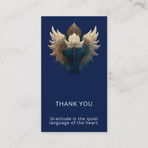 LOTUS ASCENDANT l WINGED LOTUS Business Card
