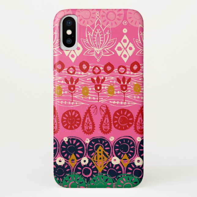 lotus block pink Case-Mate iPhone case (Back)
