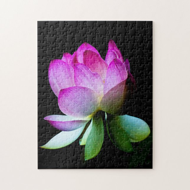 Lotus Bloom Jigsaw Puzzle (Vertical)