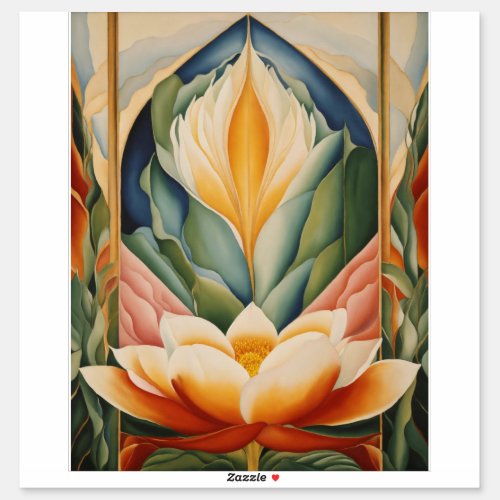 Lotus Bloom Symbol of Purity Collection Sticker