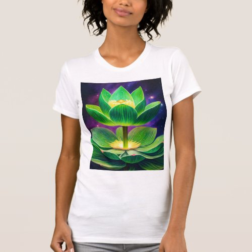 Lotus Bloom Symbol of Purity Collection T_Shirt