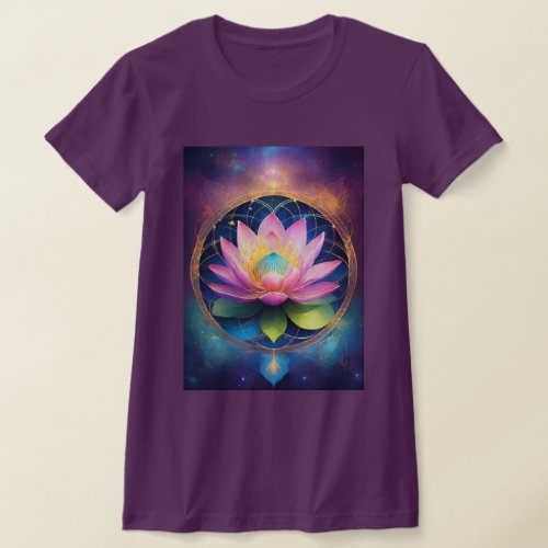 Lotus Bloom Symbol of Serenity T_Shirt