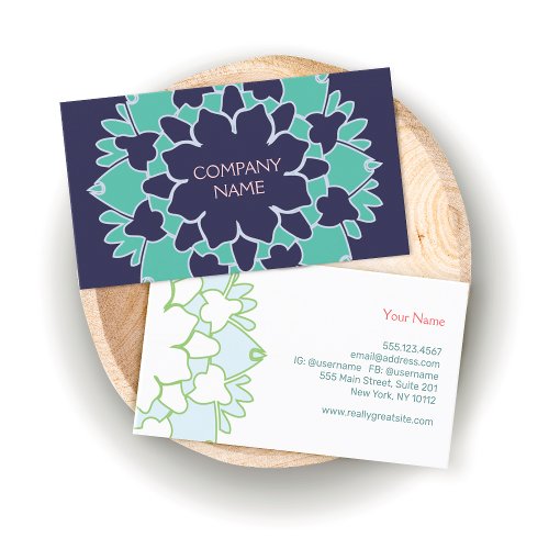 Lotus Blossom Business Card